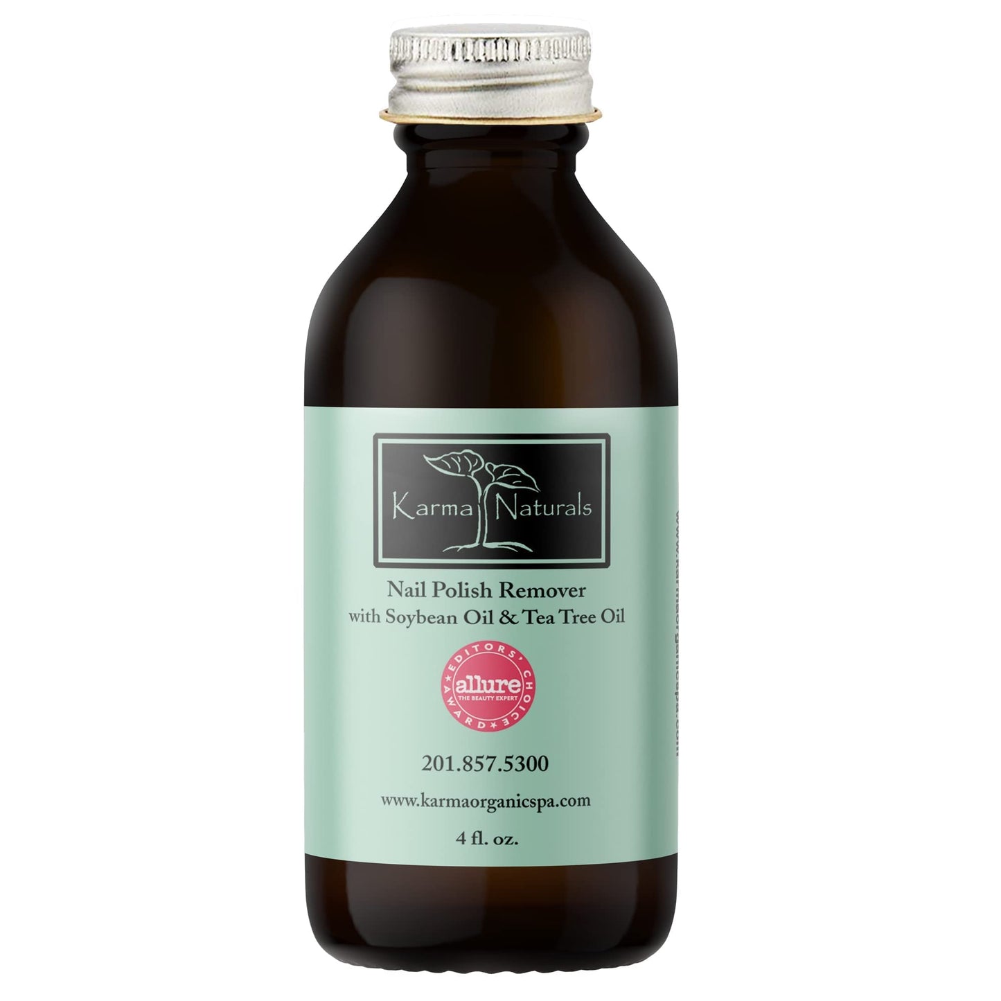 Karma Organic Nail Polish Remover with Soybean Oil and Tea Tree Oil- Non Toxic, Vegan, Cruelty Free, Acetone Free - Nails Strengthener for Fingernails Beauty & Personal Care karma organic