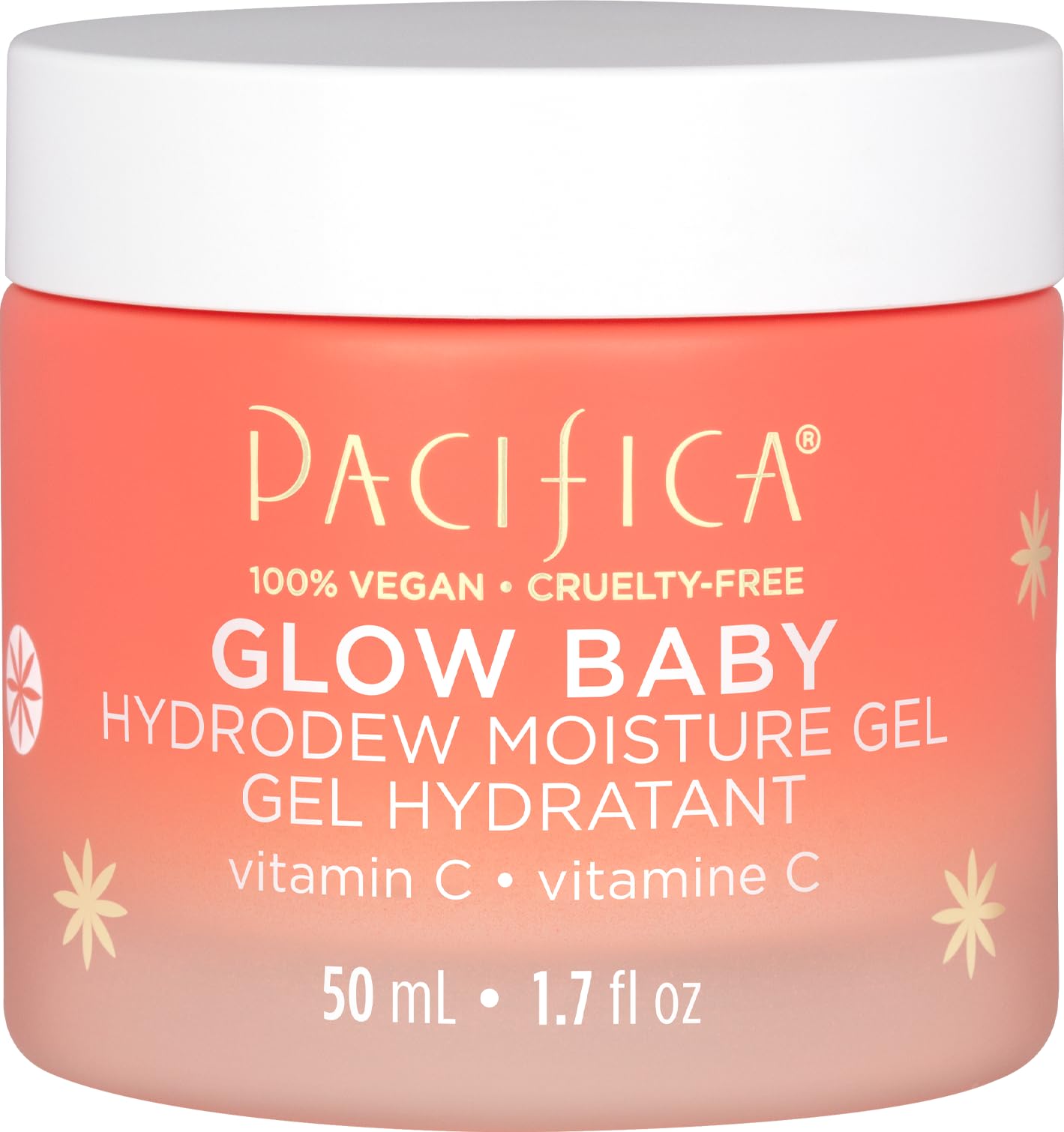 Pacifica Glow Baby Hydrodew Gel Moisturizer - Vitamin C & Niacinamide Dewy Face Gel for Glowing Skin, Lightweight Oil-Free Daily Moisturizer Beauty & Personal Care Pacifica