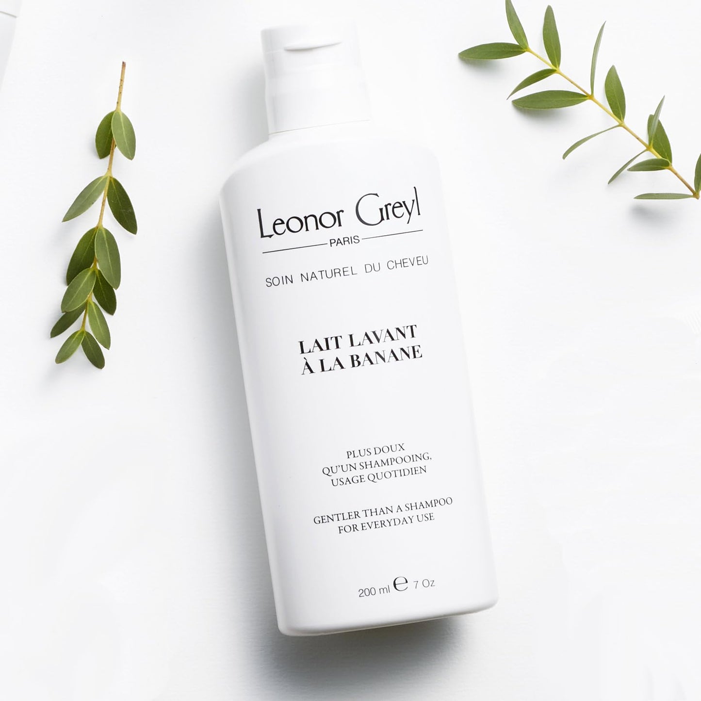 Leonor Greyl Paris - Lait Lavant a La Banane - Gentle Shampoo For Daily Use - Natural Purifying Hair Care Shampoo for Fine, Limp Hair (6.7 oz) Beauty & Personal Care Leonor Greyl