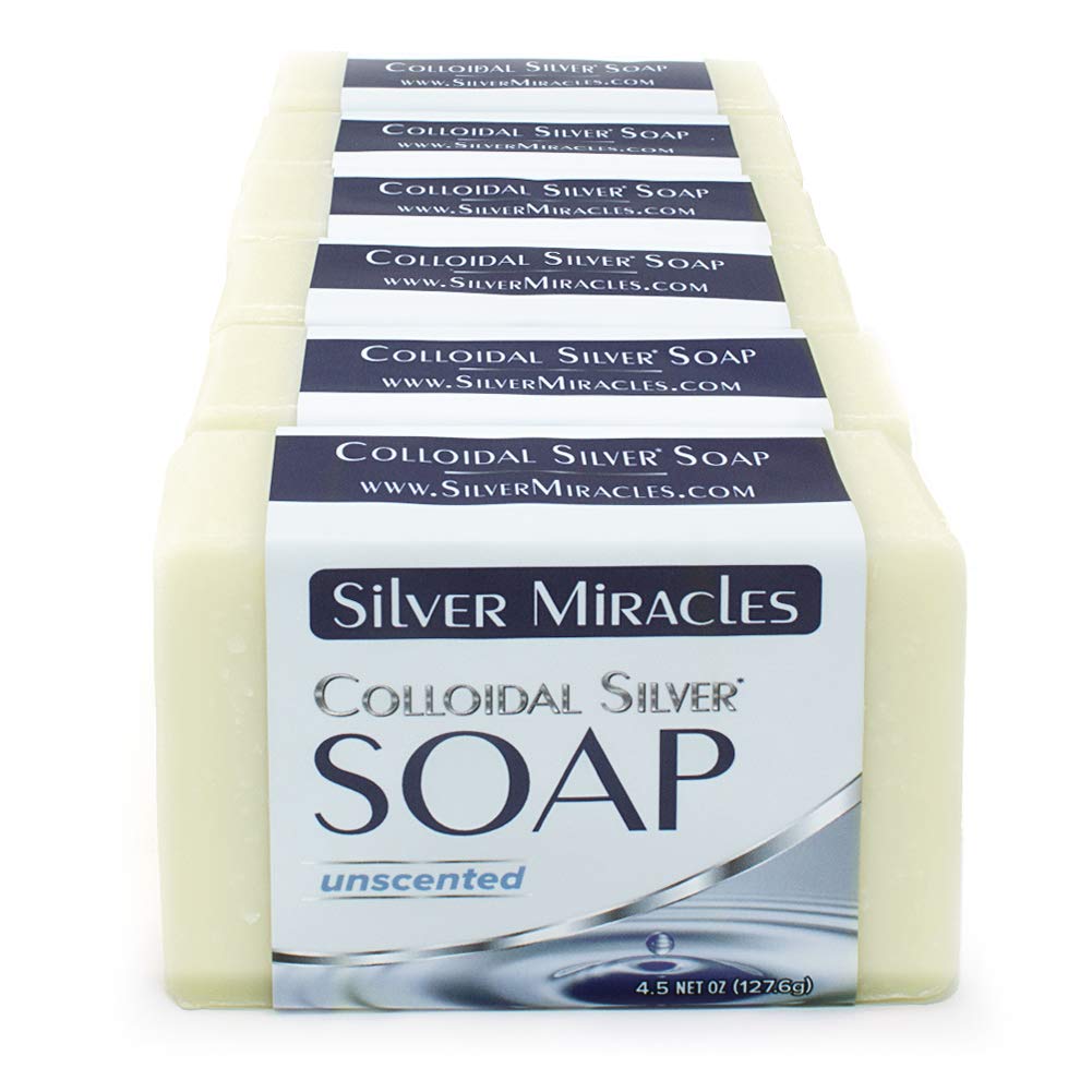 Colloidal Silver Soap - 6 pack Beauty & Personal Care Silver Miracles