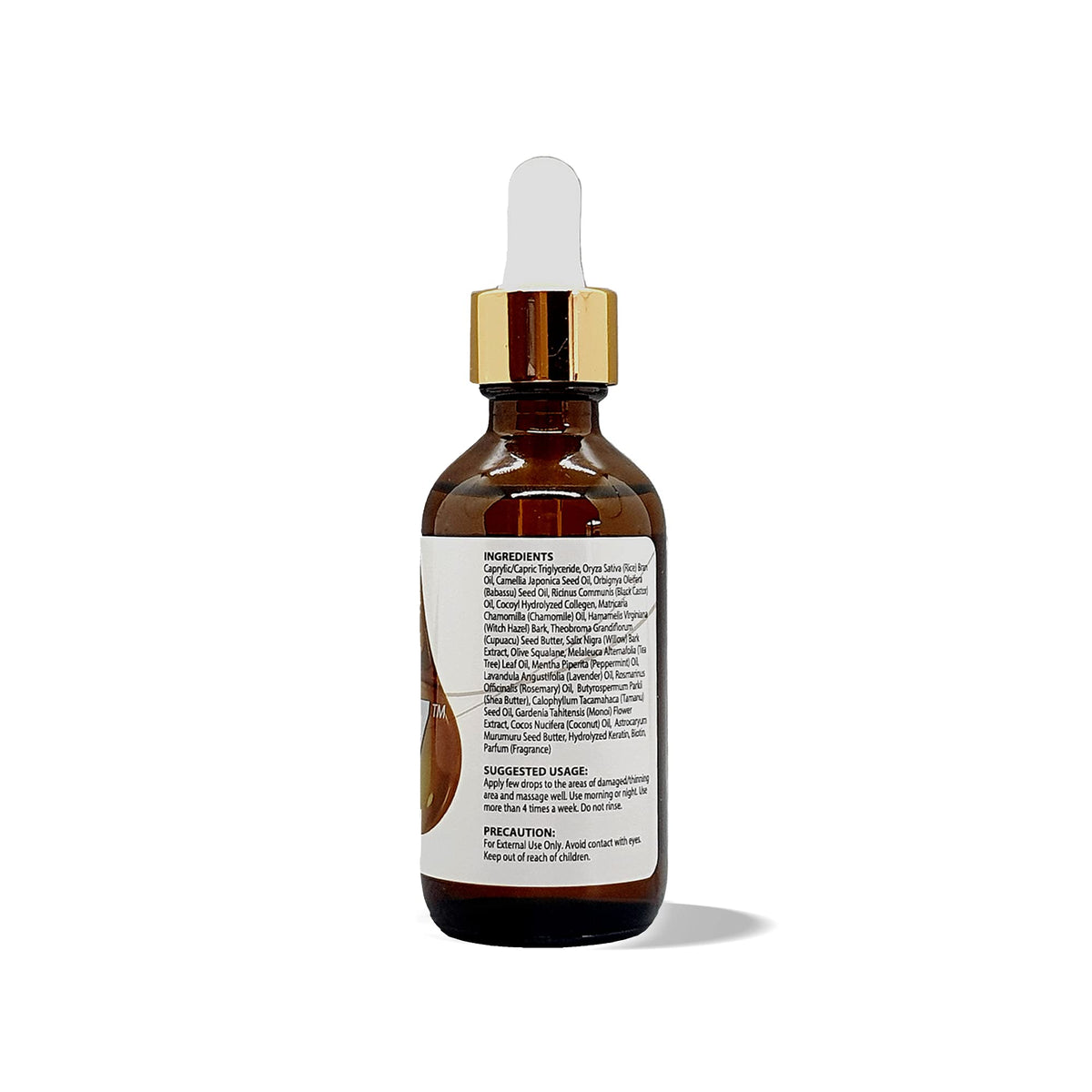 BIO7 Collagen Hair Growth Drops with Triple Bio-Action - Boost Follicles, Repair Damage, Improve Density - 2 Fl Oz - By Natures