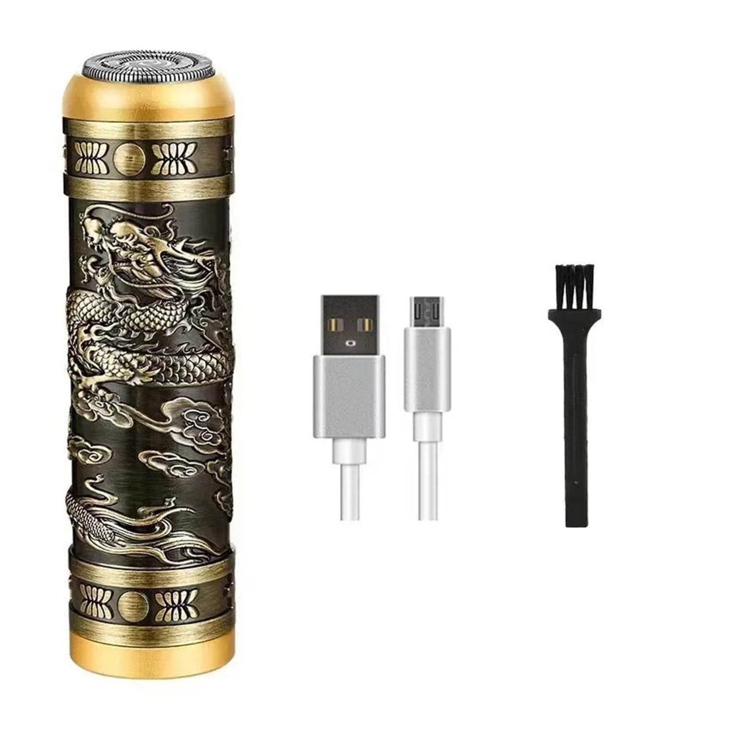 ONWEBAYK Razors Electric Shaver Vintage Hair Trimmer USB Rechargeable Shaver Men‘s Professional Hair Clipper Beard Trimmer Machine Metal Razor(Metal Beauty and Personal Care ONWEBAYK
