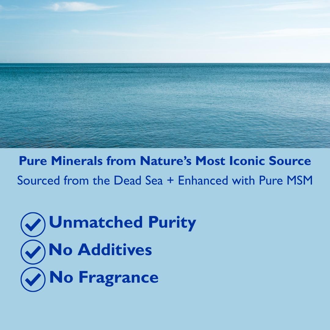 MSMPure Magnesium Bath Flakes with MSM - Dead Sea Magnesium Chloride for Muscle Recovery, Joint Relief & Relaxation - Epsom Salt Alternative Beauty and Personal Care KALA HEALTH