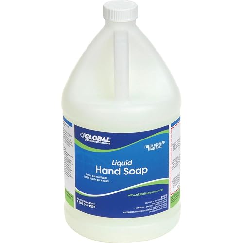 Global Industrial General Purpose Liquid Hand Soap, Fresh Orchard Scent, 1 Gallon Bottle, 4/Bottles, Commercial & Industrial Moisturizing Liquid Hand Beauty & Personal Care Global Industrial