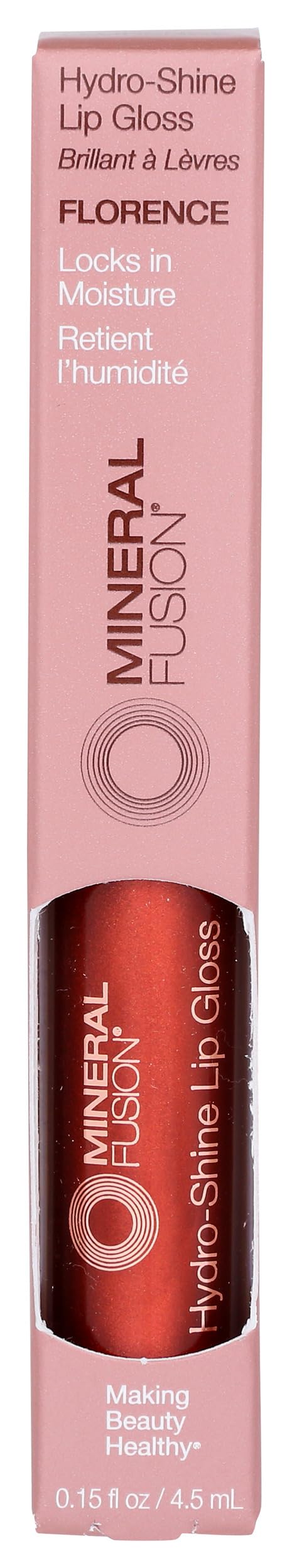 Mineral Fusion Hydro-Shine Lip Gloss, Florence, 0.15 Ounces Beauty & Personal Care Mineral Fusion