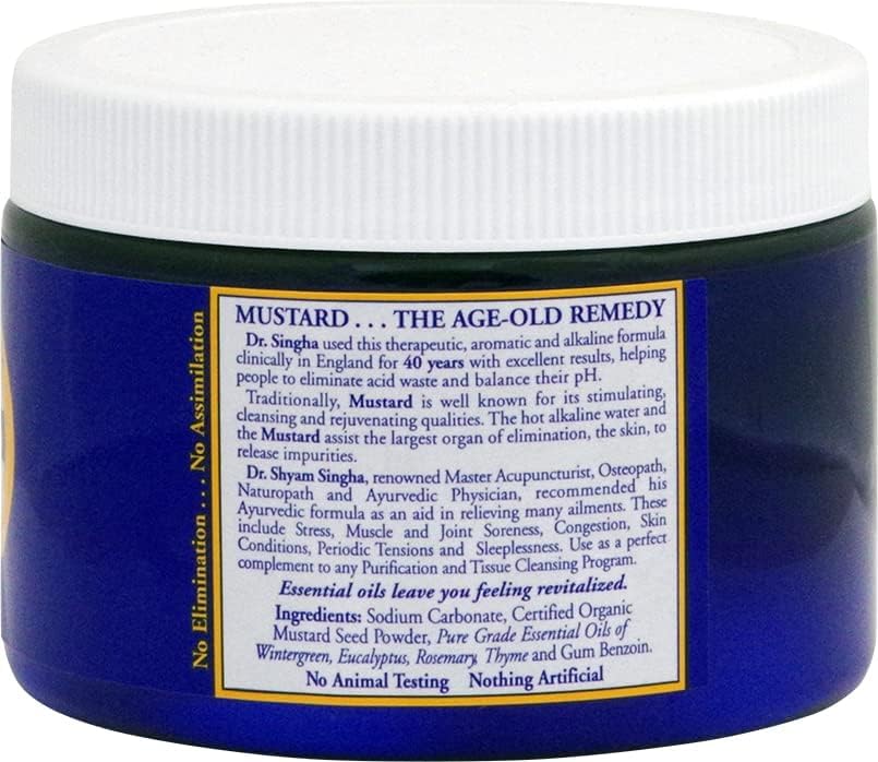 DR. SINGHA'S MUSTARD BATH MUSTARD BATH 8 OZ, 8 OZ Beauty and Personal Care Dr. Singha's