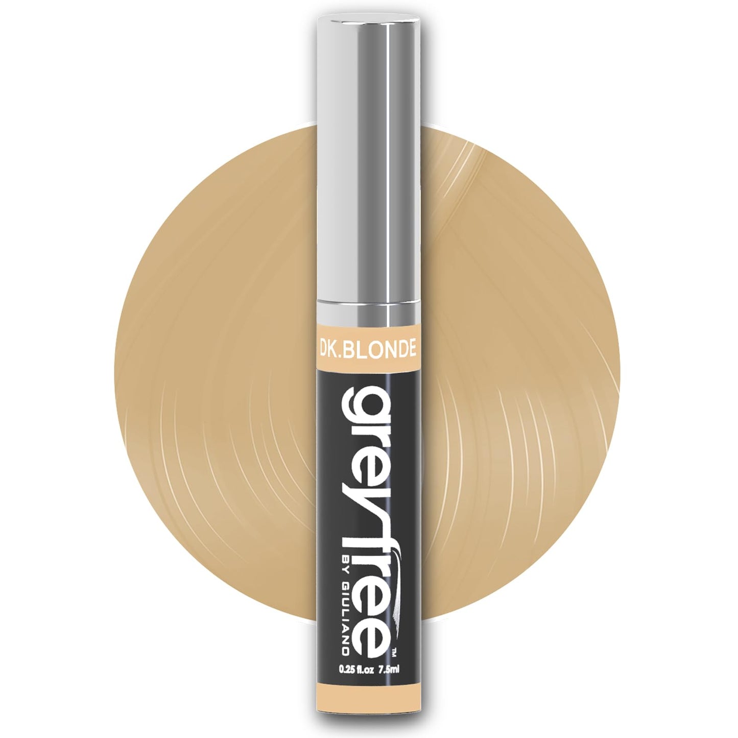 Greyfree Hair Mascara Root Touch-Up for Gray Hair | Precision Hairline Concealer for Brows & Beard (DARK BLONDE) Beauty & Personal Care Greyfree