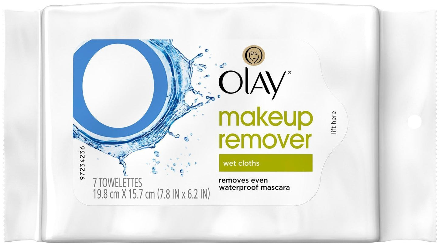 Olay Makeup Remover Wet Cloths - 7 ct Beauty & Personal Care Olay