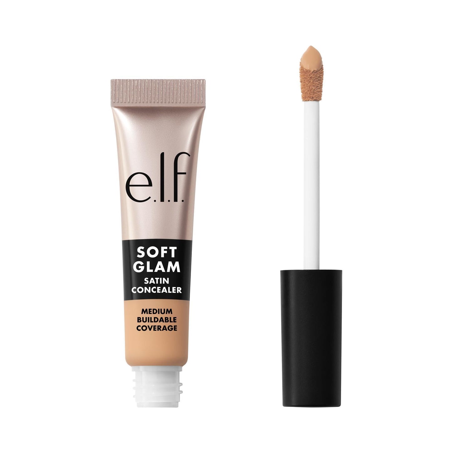 e.l.f. Soft Glam Satin Concealer, Medium Coverage For Blemishes & Under-Eye, Crease-Resistant, Long Lasting, Vegan , 23 Light Cool Beauty & Personal Care e.l.f.