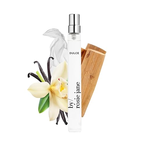 By Rosie Jane Travel Eau De Parfum Spray (Dulce) - Vanilla Perfume for Women - Clean, Non-Toxic Body Mist with Notes of Sweet Brown Sugar & Warm Beauty & Personal Care By Rosie Jane