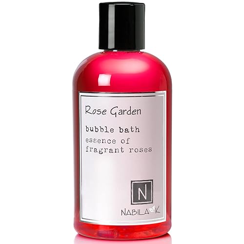 Rose Garden Bubble Bath by Nabila K - Essential Oils with Natural Ingredients for Sensitive Skin, Tear-Free, Gentle, Moisturizing - Luxury for Women Beauty & Personal Care Nabila K