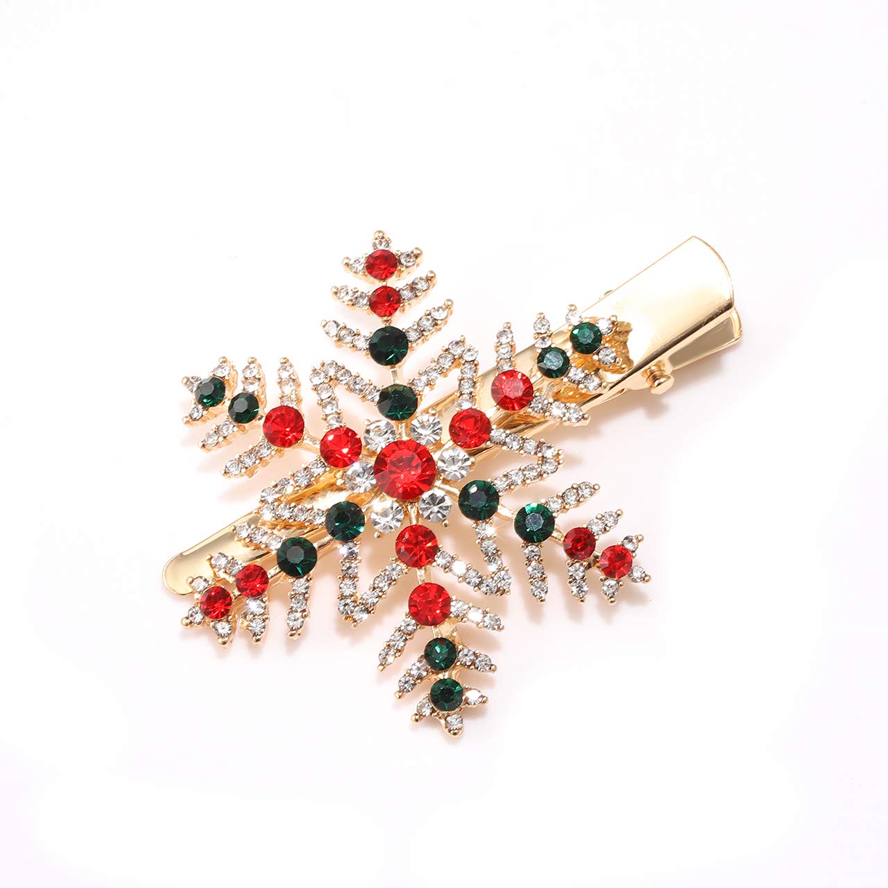 CENAPOG Christmas Hair Clips for Women Novelty Xmas Tree Hairpins Shiny Rhinestone Snowflake Jingle Bell Hair Barrettes for Festive Hair Accessories Beauty & Personal Care CENAPOG