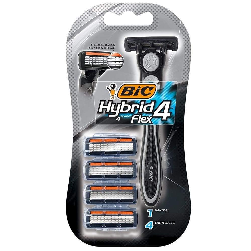 Bic Hybrid 4 Advance For Men, Disposable 4-Blade System 1 ea (Pack of 6) Beauty and Personal Care BIC