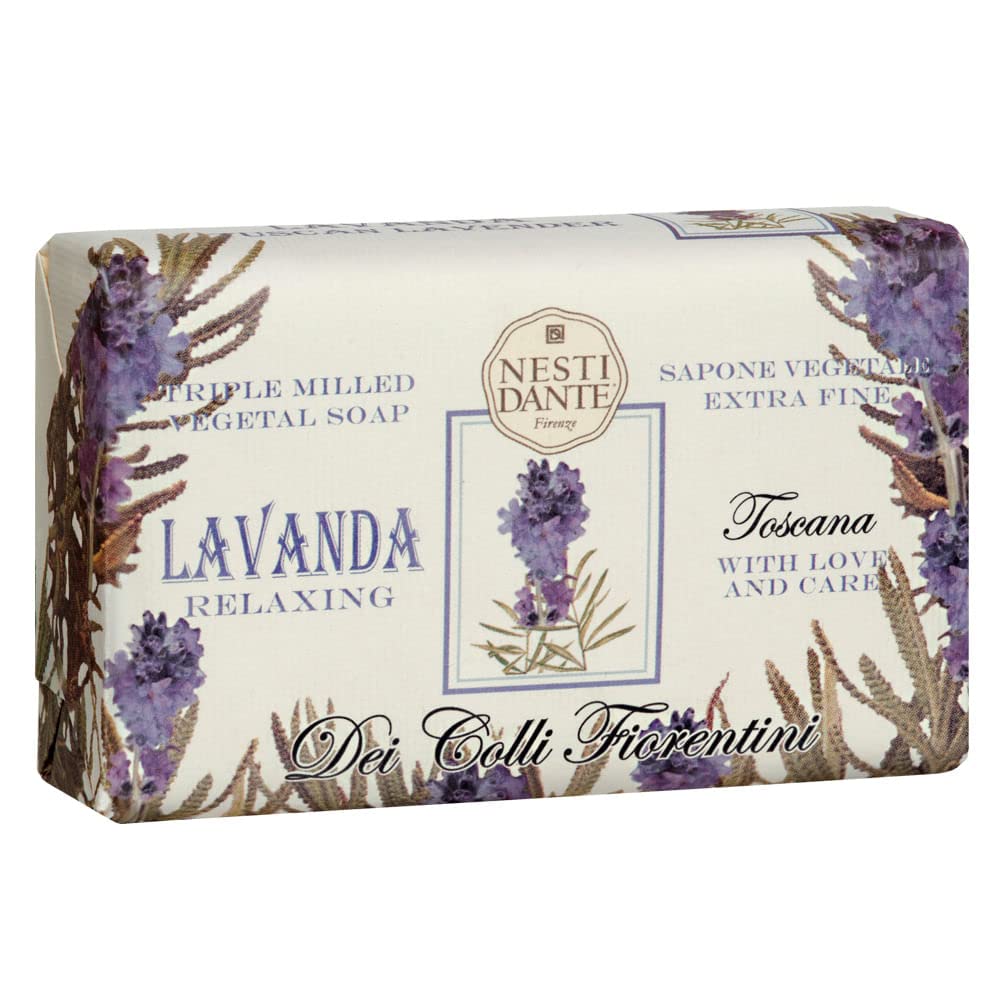 Nesti Dante Nesti dante dei colli fiorentini triple milled vegetal soap - tuscan lavender, 8.8oz, 8.8 Ounce Beauty & Personal Care Nesti Dante