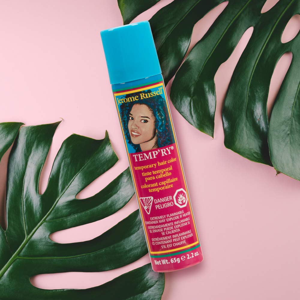 Jerome Russell Temp'Ry Spray-On Temporary Hair Color - Burgundy Instant Highlights and Root Touch Up, Washable Salon Quality Styling Tint, 2.2 oz, 3 Beauty & Personal Care Jerome Russell