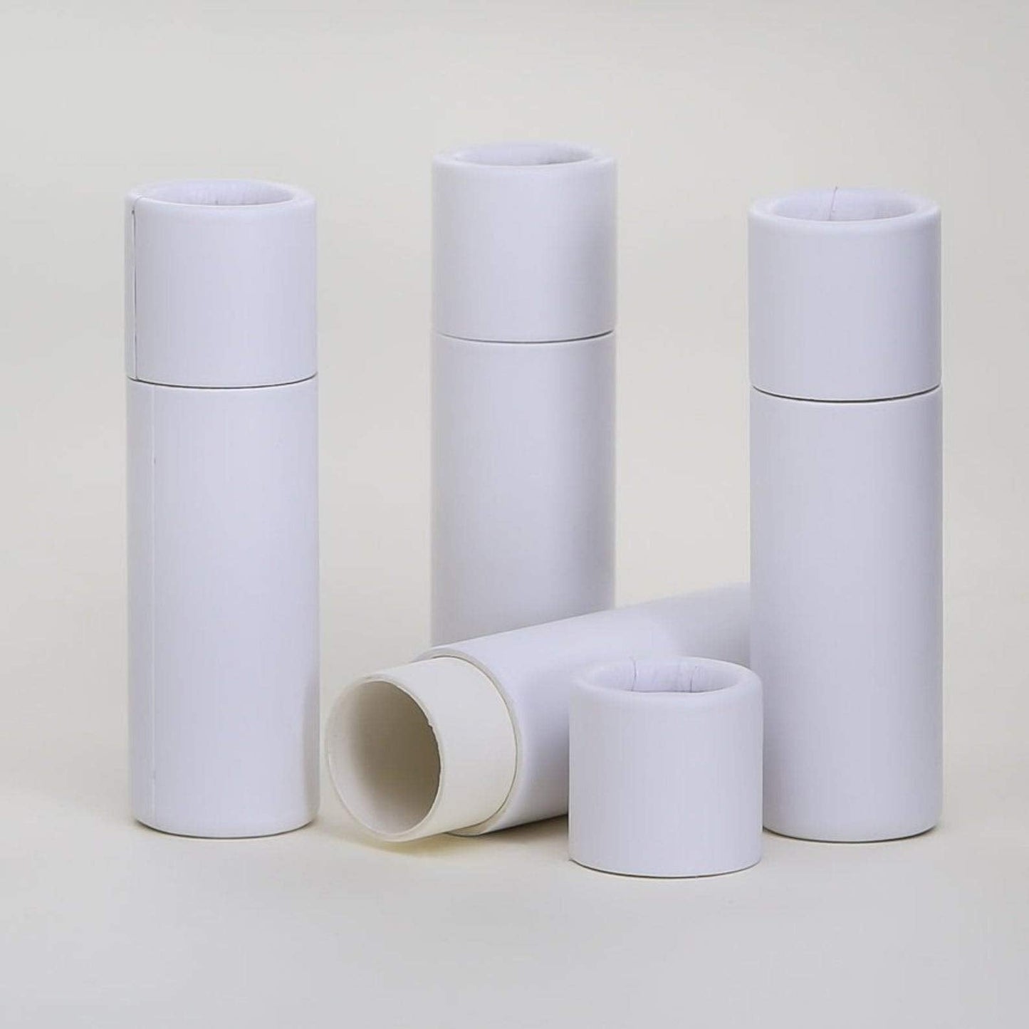 1/3 OZ White Kraft Paperboard Lip Balm/Salve/Cosmetic/Lotion Tubes x500 Beauty and Personal Care KJ's Krafts