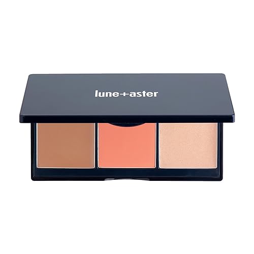 Lune+Aster Orion Creamy Cheek Trio | Ultra-Blendable Cream Bronzer, Blush And Highlighter Trio, All-In-One Palette Beauty & Personal Care Lune+Aster