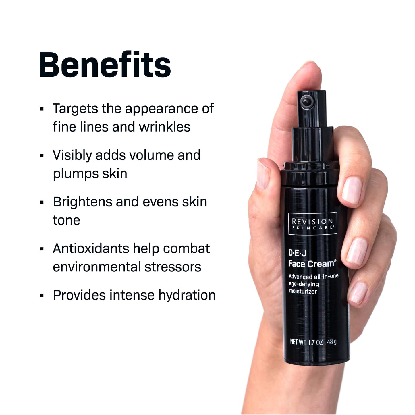 Revision Skincare D·E·J Face Cream®, Advanced Anti Aging Moisturizer, Lifting and Firming, Antioxidant Rich, 1.7 oz Beauty & Personal Care Revision Skincare