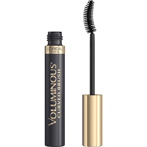 L'Oreal Paris Makeup Voluminous Original Curved Brush Mascara, Black, 0.28 Fl Oz Beauty & Personal Care L'Oreal Paris