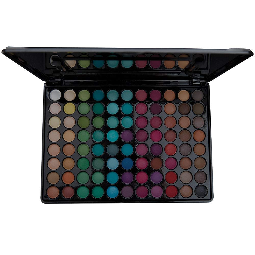 Bebeautiful Professional Makeup Eyeshadow with Applicator, 88 Color, Matte