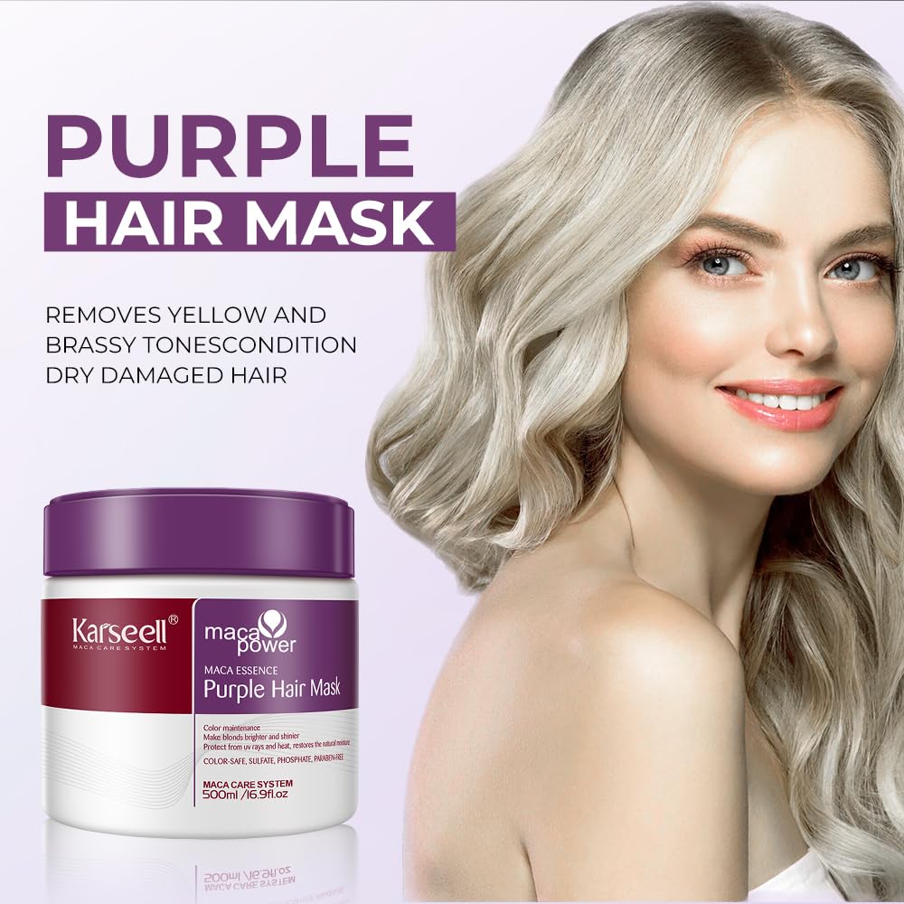 Karseell Purple Hair Mask, 16.90 oz Beauty and Personal Care Karseell