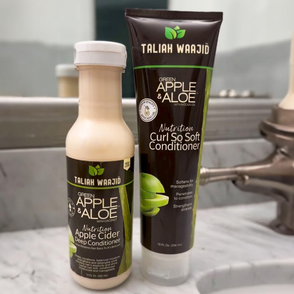 Taliah Waajid Curl So Soft Conditioner, 10 fl oz - Moisturizing Conditioner for Curly & Coily Hair - Defines Curls, Softens, Detangles & Hydrates
