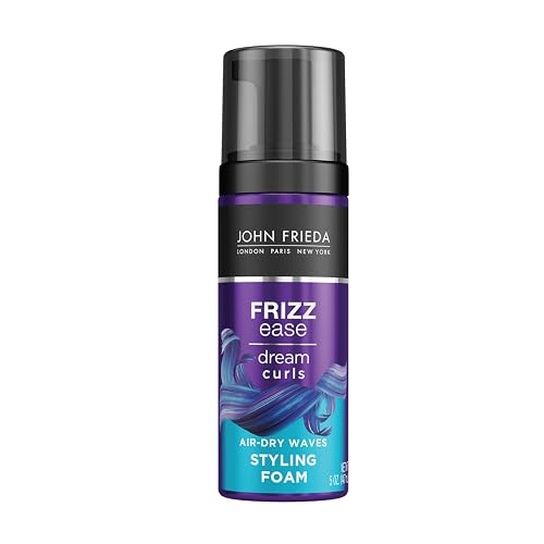 John Frieda Anti Frizz, Frizz Ease Dream Curls Air Dry Waves Styling Foam, Curl Defining Frizz Control, Hair Product for Curly and Wavy Hair, 5 Oz Beauty & Personal Care John Frieda