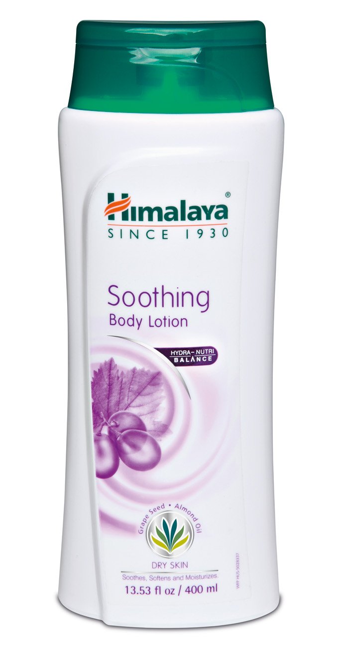 Himalaya Soothing Body Lotion for Dry Skin, with Grape Seed and Almond Oil, Soothes and Moisturizes 13.53 oz (400 ml) Beauty & Personal Care Himalaya