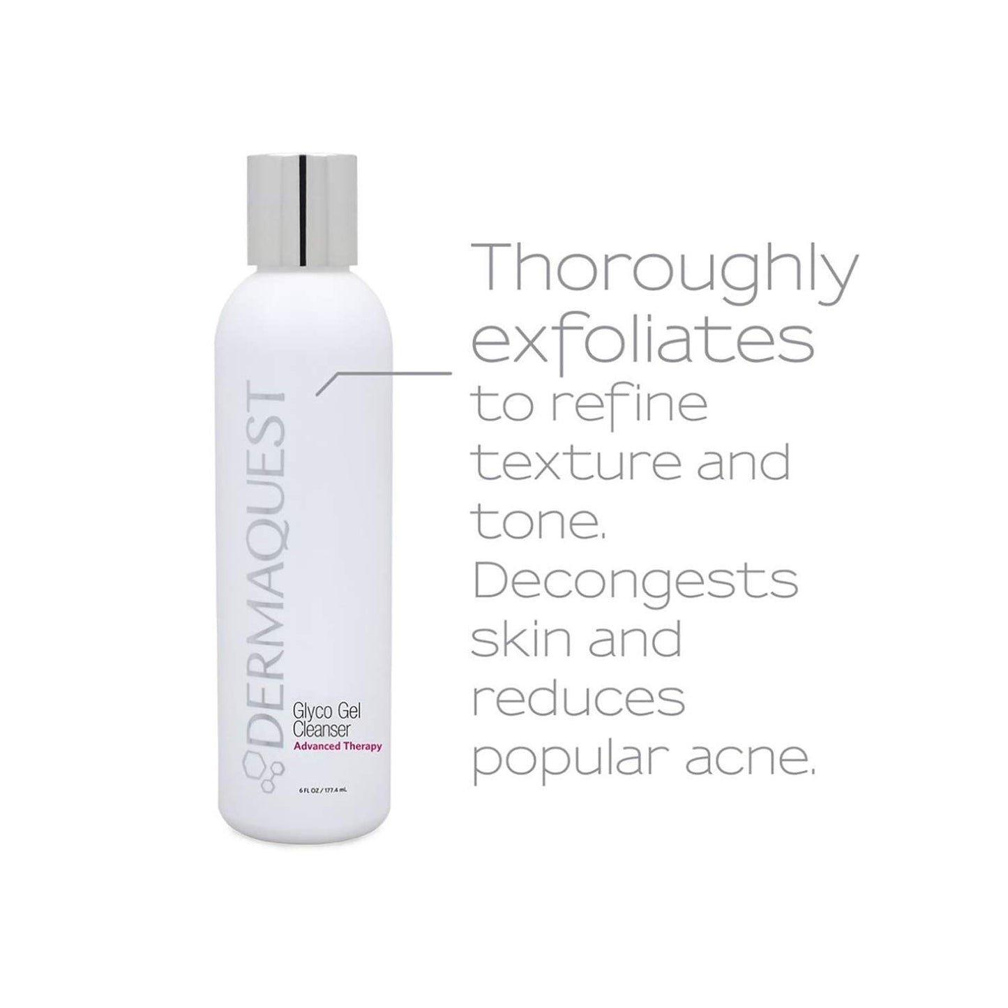 DermaQuest Advanced Therapy Foaming Glyco Gel Based Cleanser with 15% Glycolic Acid & Lactic Acid - Deep Cleansing Daily Face Wash for Oily Skin Beauty & Personal Care DermaQuest