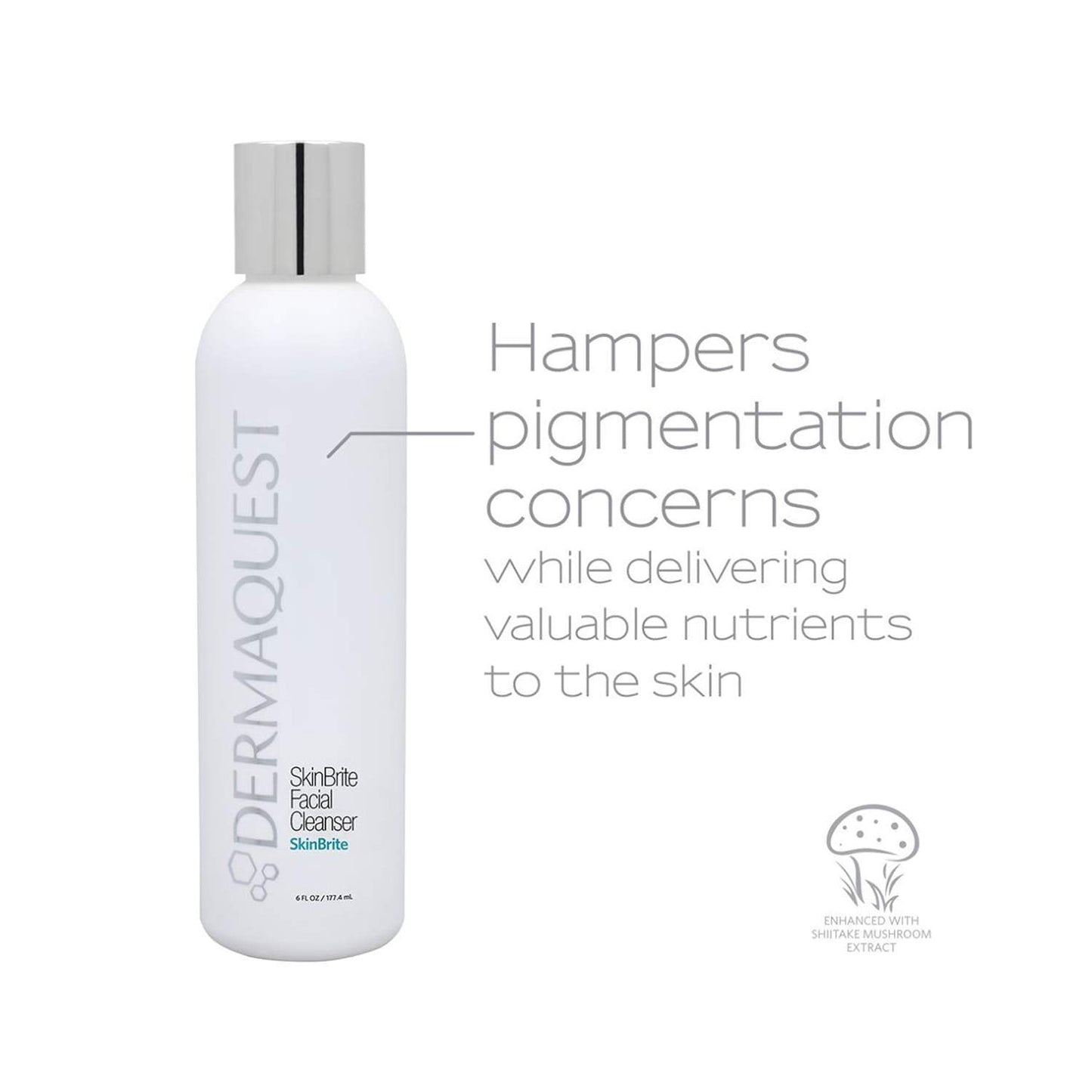 DermaQuest SkinBrite Facial Cleanser - Hydrating & Brightening Skin Cleanser - Balance Uneven Skin Tone and Hyperpigmentation (6 oz.) Beauty & Personal Care DermaQuest