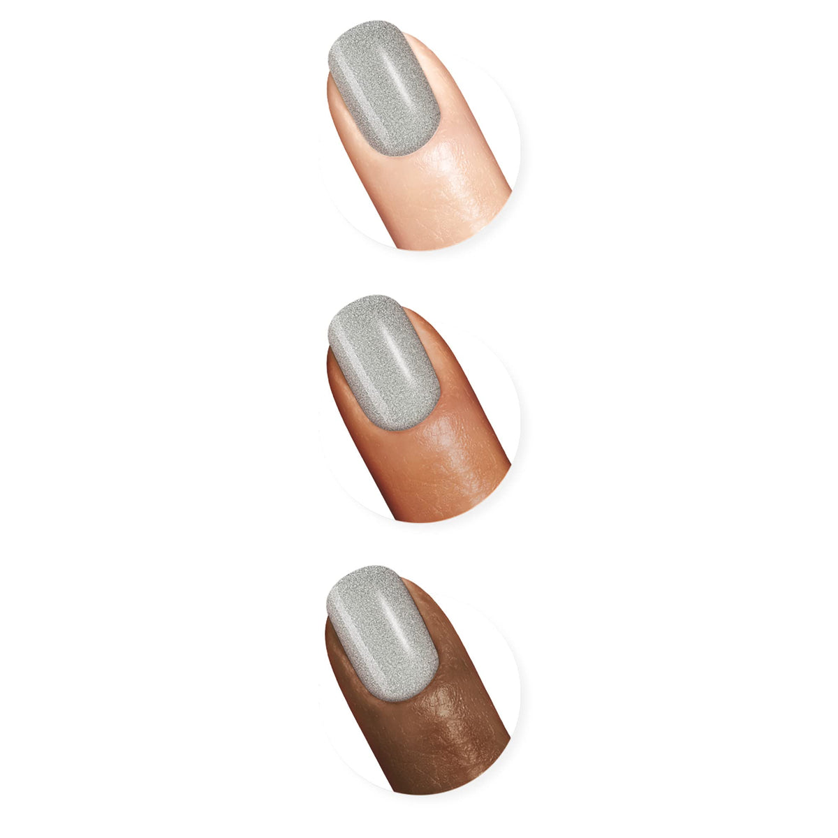 Sally Hansen Xtreme Wear Nail Polish, Streak-Free, Shiny Finish, Long-Lasting Nail Color, Silver Storm, 0.12 fl oz Beauty & Personal Care Sally Hansen