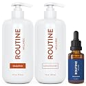Routine Wellness Shampoo and Conditioner Set and Scalp Serum for Thinning Hair - DHT Blocker Women & Men - Color Safe Shampoo for Hair Loss Beauty & Personal Care Routine Wellness