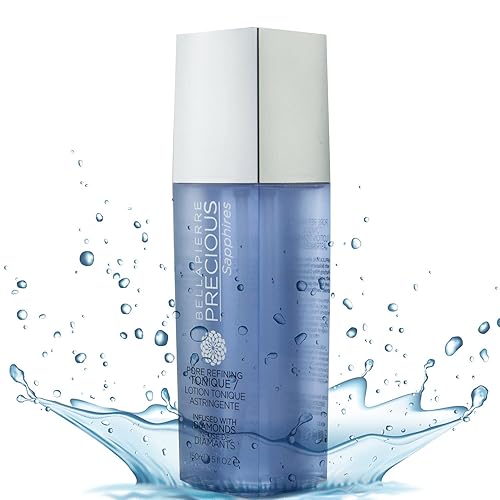 Bellapierre Precious Sapphires Diamond-Infused Pore Refining Tonique | All Natural Toner Gently Removes Makeup & Residue | Chamomile, Honey, Beauty & Personal Care bellapierre