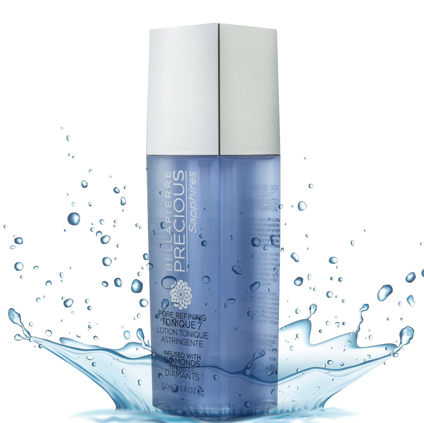 Bellapierre Precious Sapphires Diamond-Infused Pore Refining Tonique | All Natural Toner Gently Removes Makeup & Residue | Chamomile, Honey, Beauty & Personal Care bellapierre