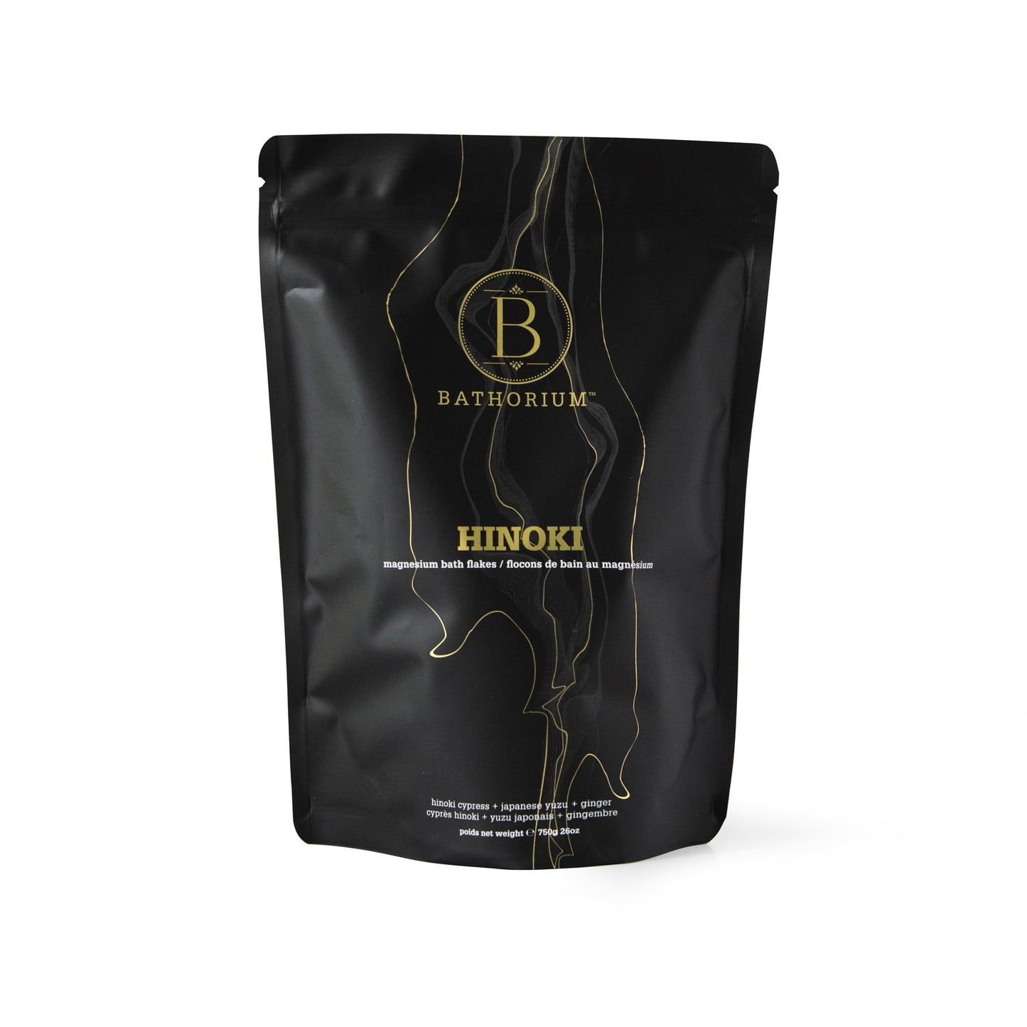 Bathorium Hinoki Mineral Magnesium Chloride Bath Flake, Relaxing Bath Soak with Japanese Hinoki, Detoxifying, pH Balanced for Women, Good Beauty and Personal Care Bathorium