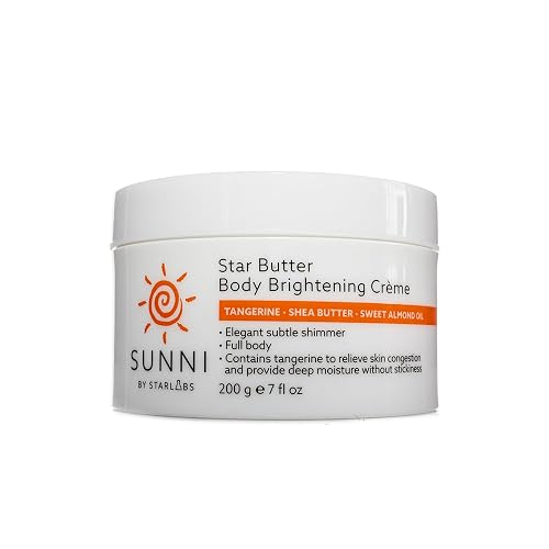 StarLabs Beauty Star Butter Body Creme - Body Lotion for Women with Tangerine Peel Oil and Shea Butter - Nourishing Lotion - 7 oz Beauty & Personal Care StarLabs