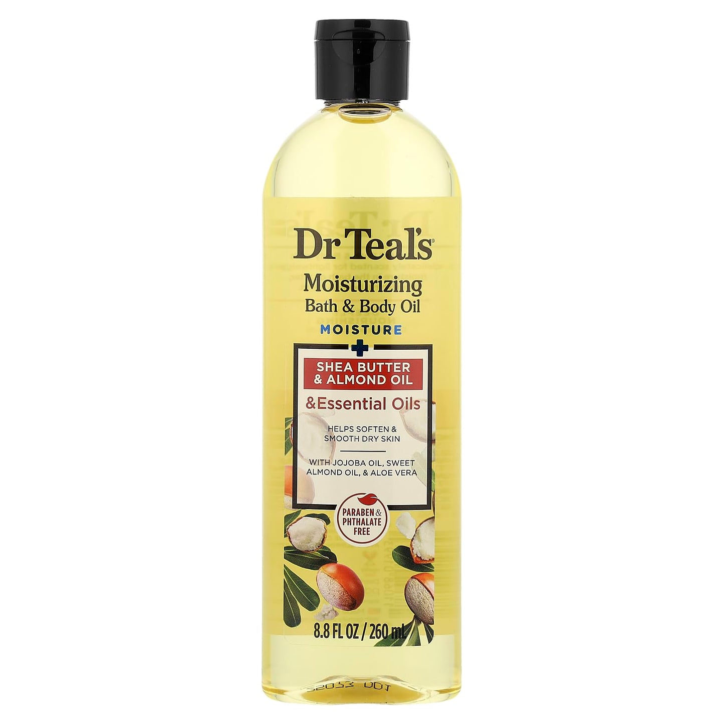 Dr Teal's Moisturizing Bath & Body Oil with Shea Butter & Almond Oil 8.8 fl oz Beauty and Personal Care Dr Teal's