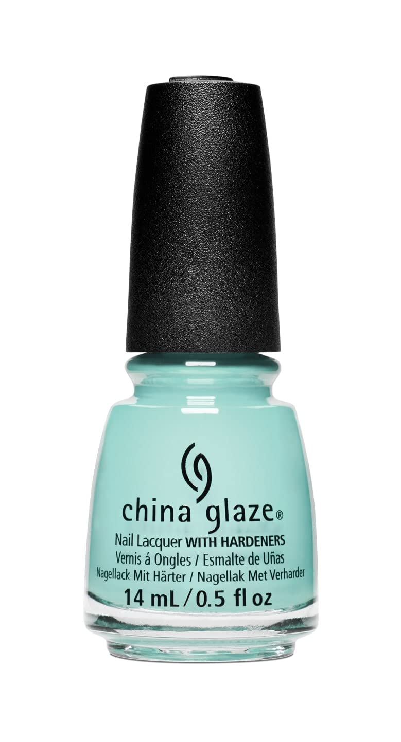 China Glaze Nail Lacquer, Live In the Mo-Mint, 0.5 fl oz