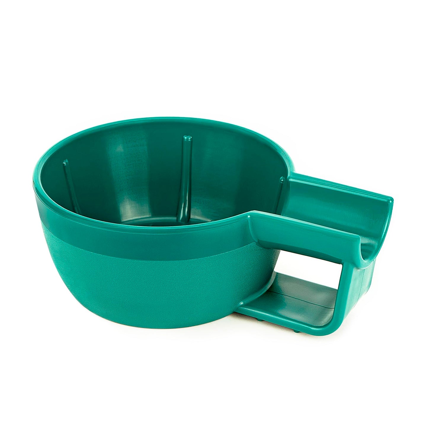 Linkidea Plastic Shaving Soap Bowl with Non-slip Handle, Wide Mouth, Large Capacity, Easier to Lather Ridges, Wet Razor Shave Cream Bowl for Men Beauty and Personal Care Linkidea