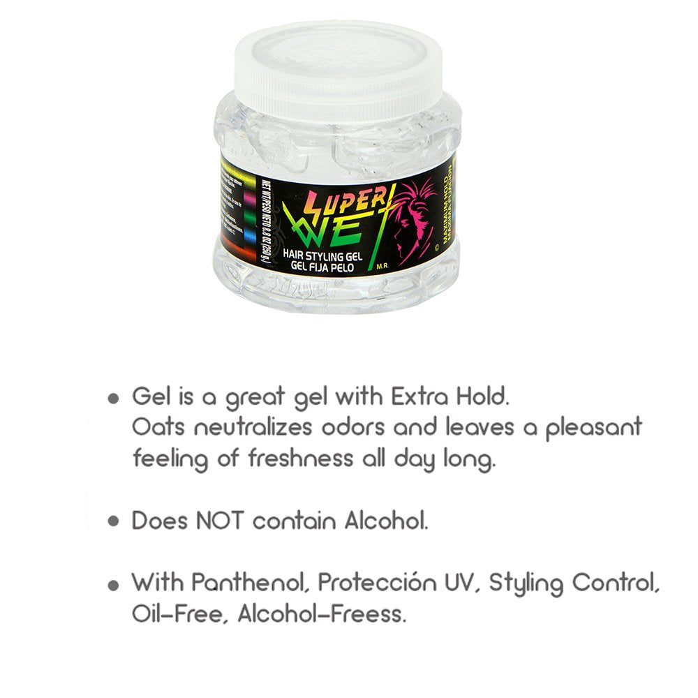 Super Wet Plus Hair Transparent Styling Gel 8 Ounce Beauty & Personal Care Super Wet