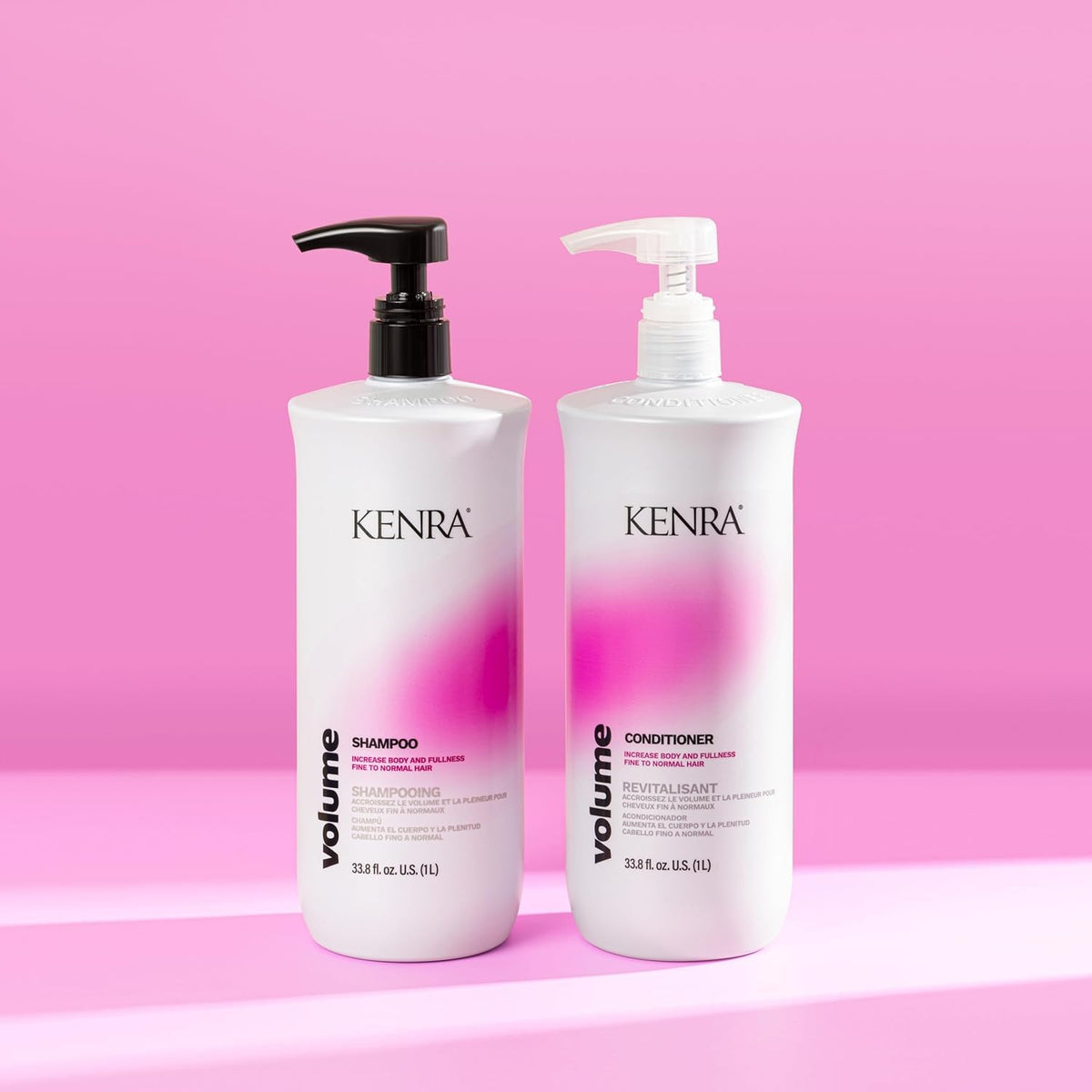 Kenra Professional Volume Shampoo & Conditioner Set | Creates Body, Bounce & Fullness | Increases Volume up to 45% | Adds Shine | Color Safe | Fine