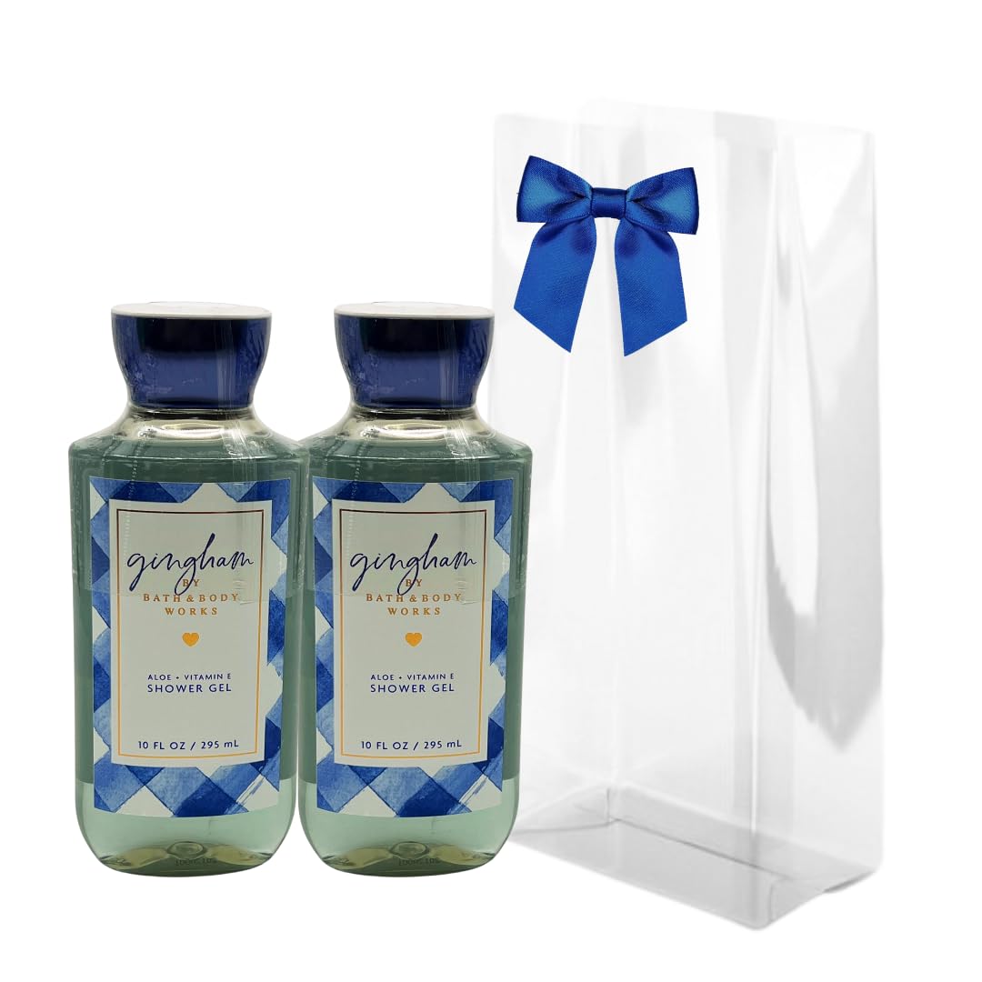 Bath & Body Works Gingham Shower Gel - Gift Pack for Holiday - Pack of 2 Beauty & Personal Care Bath & Body Works