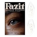 Fazit Makeup Patches - Golden Eye Speckles - Glow Up Make-Up Patches - Cute Glitter Makeup Accessories For Women - Cosmetic Glitter For Face Beauty & Personal Care Fazit