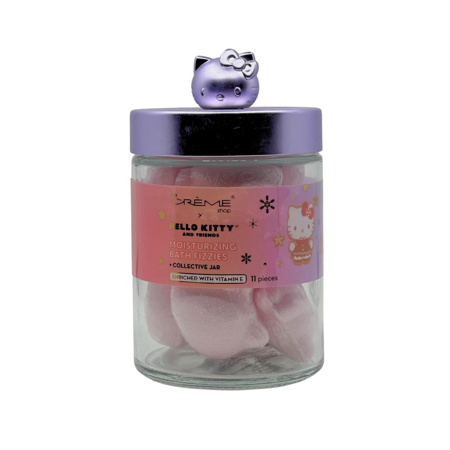 The Crème Shop x Hello Kitty Moisturizing Bath Fizzies, Aromatherapy Bath Bombs with Vitamin E (11 Pieces) Beauty and Personal Care The Crème Shop