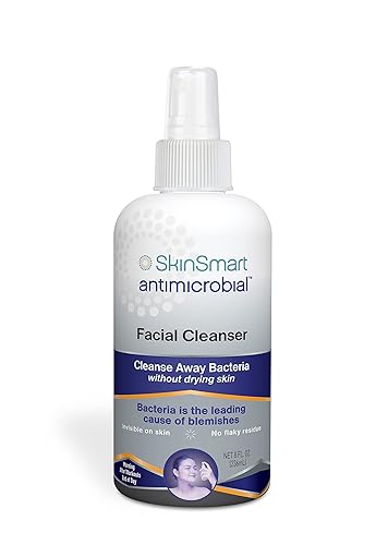 SkinSmart Antimicrobial Facial Cleanser for Breakouts & Blemishes; Hypochlorous Acid Formula Targets Bacteria to Reduce Skin Irritation and Flush Beauty & Personal Care SkinSmart Antimicrobial