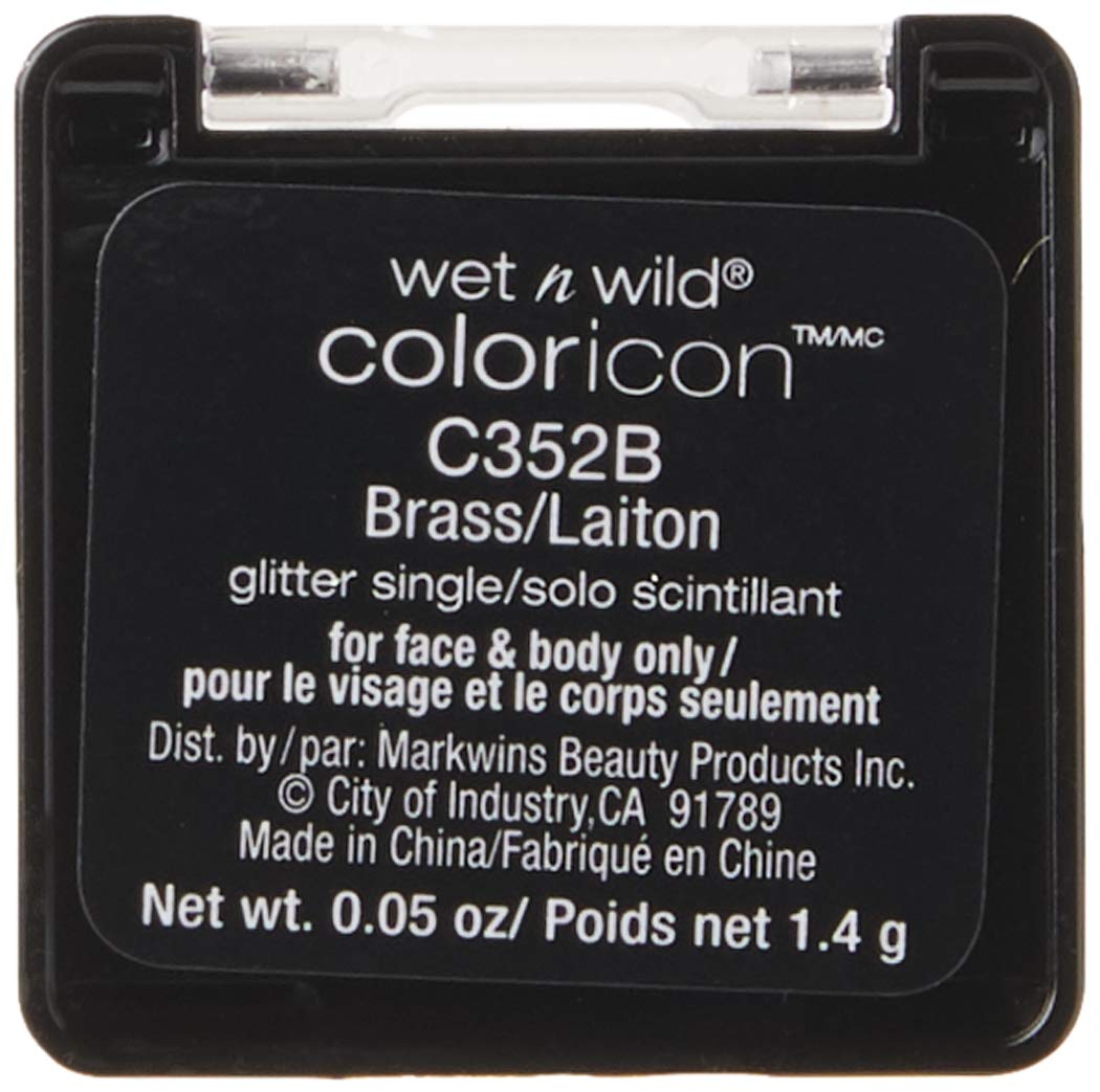 wet n wild Color Icon Glitter Single, Brass, 0.05 Ounce