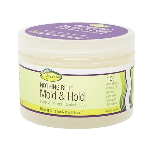 NOTHING BUT Mold & Hold - Gentle Non-Irritating Sulfate-Free Wax-Free Hold and Definition for All Types of Curly, Healthy, Natural Hair, 8.8 oz (Pack Beauty & Personal Care NOTHING BUT