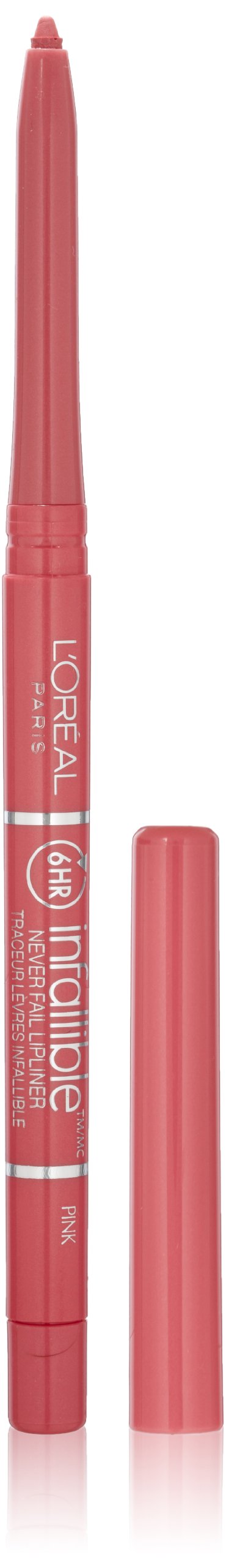 L'Oréal Paris Colour Riche Never Fail Lip Liner, Pink, 0.009 oz. Beauty & Personal Care L'Oreal Paris