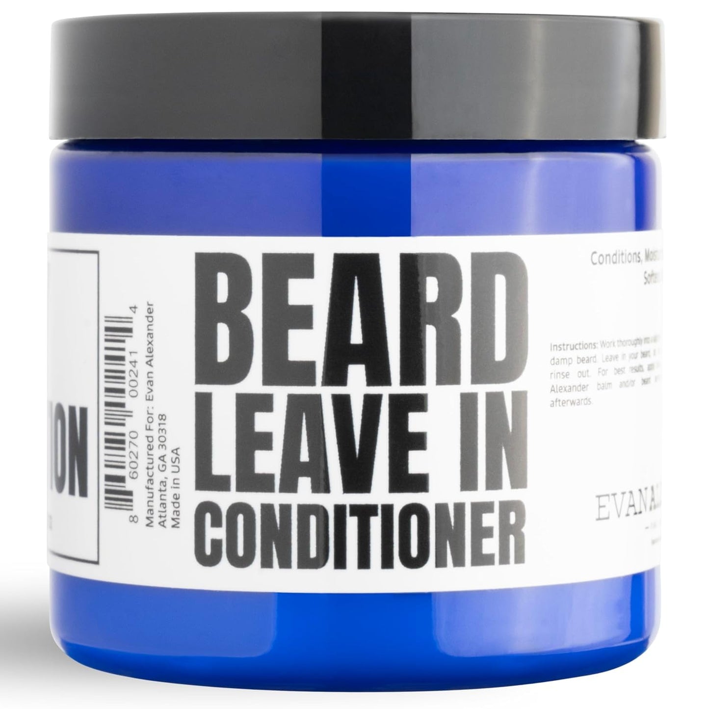 Evan Alexander Fine Grooming MY Hydration Beard Leave-In Conditioner for Men - 4 oz, Hydrates, Softens, Eliminates Dryness, Tames Frizz, Promotes Beauty & Personal Care Evan Alexander Fine Grooming