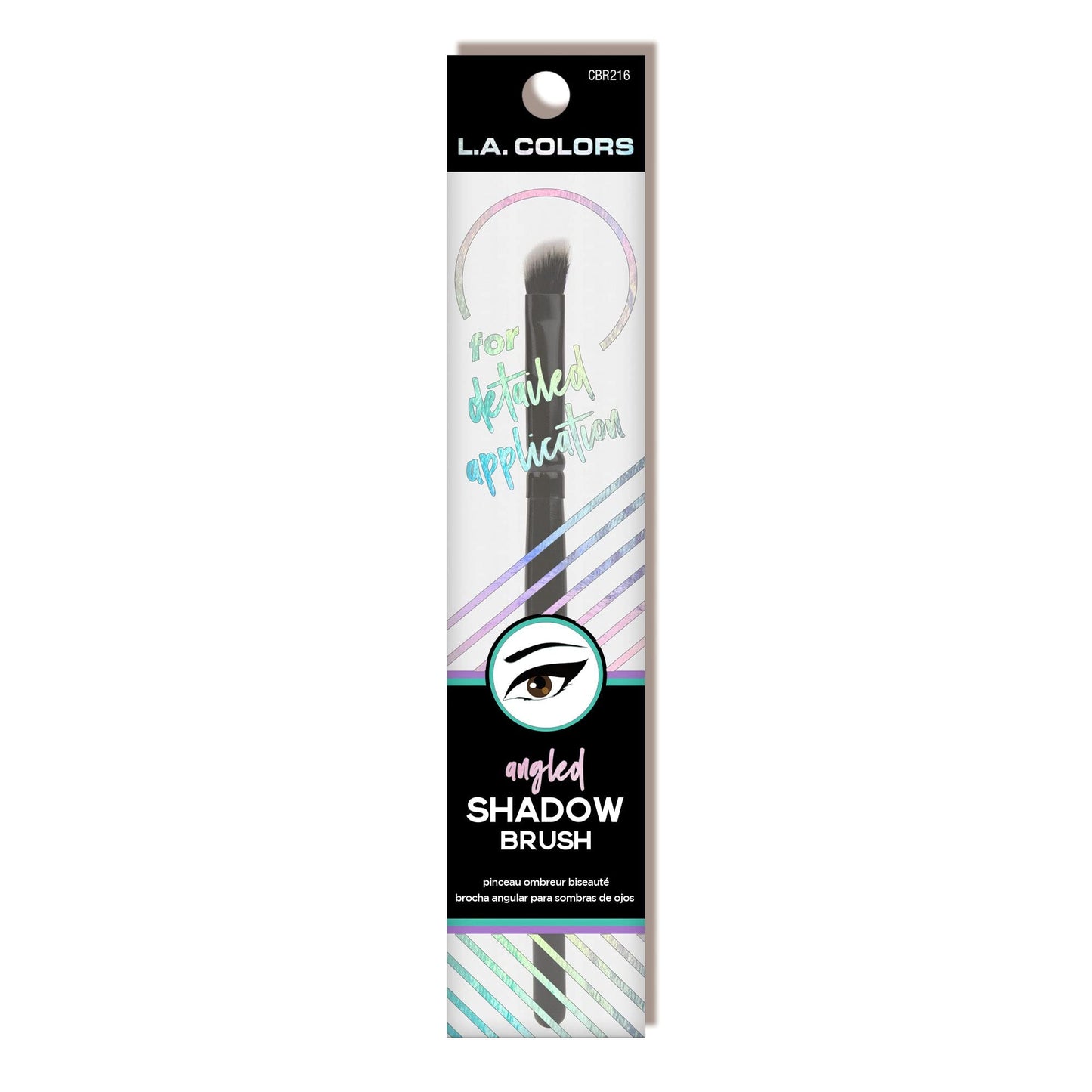 L.A. COLORS Essential Angled Shadow Brush, Angled Shadow Brush CBR216W Beauty & Personal Care L.A. COLORS